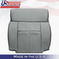 Gray Front Upper Backrest Leather Seat Cover FOR 2006 2007 2008 Lincoln Mark LT