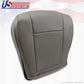 2013 2014 Ford E350 E450 Van Driver Side Bottom Perforated Vinyl Seat Cover Gray