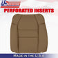 2005 For Acura MDX Passenger Top & Bottom Synthetic Leather Seat Covers Tan