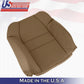 2005 For Acura MDX Passenger Top & Bottom Synthetic Leather Seat Covers Tan