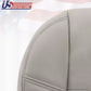 2007 - 2012 GMC Yukon Passenger Side Bottom Leather Seat Cover Light Gray