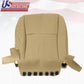 Fits 2004-2007 Toyota Highlander Driver Bottom Seat Cover Perforated Leather TAN