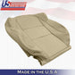 Fits 2013-2018 Acura RDX Driver Passenger Tops Perforated Leather seat Cover Tan