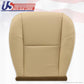 2007 - 2011 Escalade Left Front Bottom Leather Seat Cover Ebony Tan 394