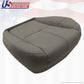 2007 to 2014 Chevy 2500 HD WT Work Truck Driver Bottom Vinyl Seat Cover Med Gray