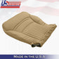 1999-2004 Chevrolet Corvete Driver Passenger lower Perforated Leather cover Tan