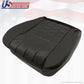 2006 F250 Harley-Davidson Passenger Bottom Perforated Leather Seat Cover BLACK