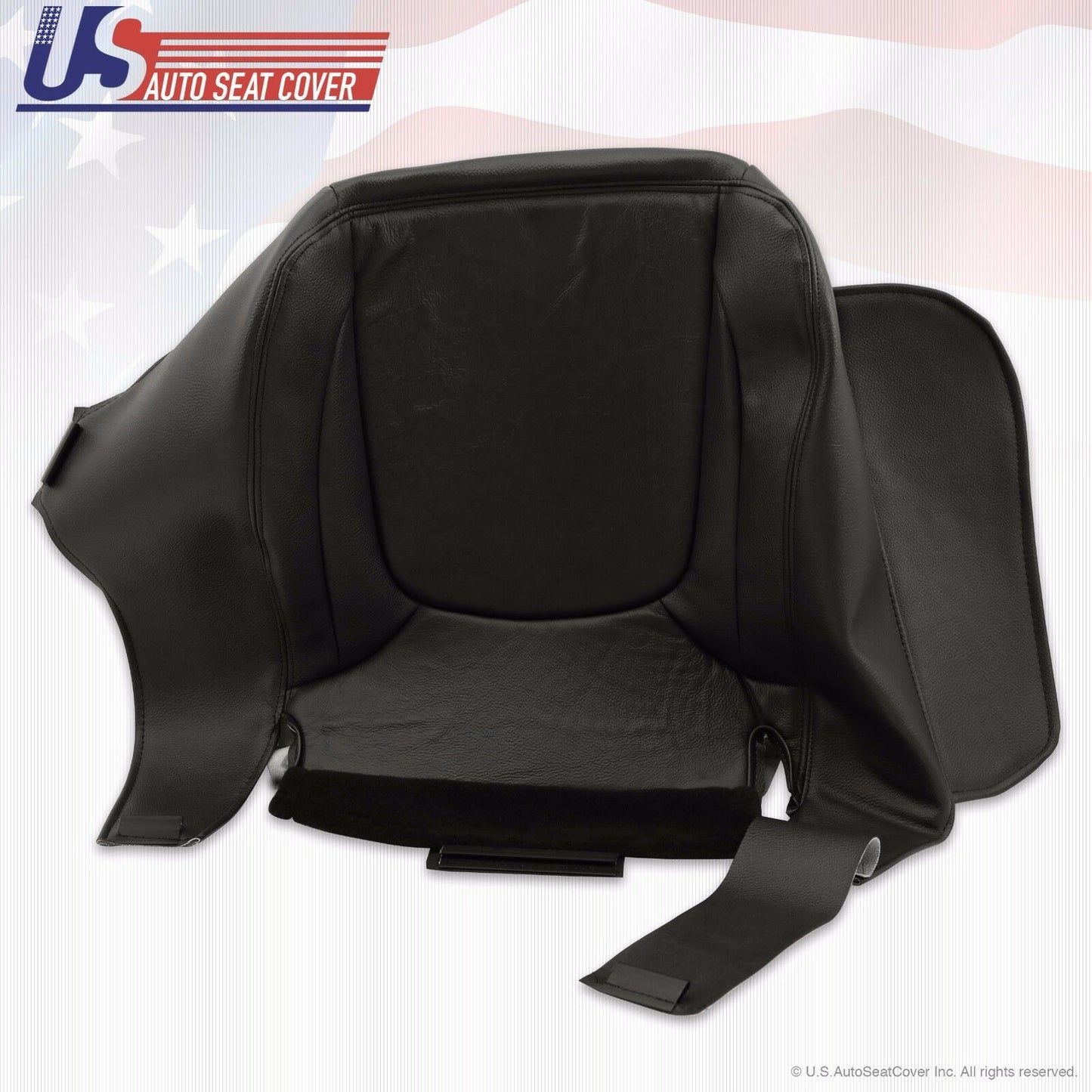 2004 2005 Dodge Ram 1500 Laramie Passenger Bottom Leather Seat Cover Dark Gray