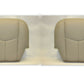 2005 2006 Cadillac Escalade Driver and Passenger Bottom Leather Seat Cover Tan