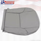 Front Driver Bottom Synthetic Leather Seat Cover Gray For 2007 08 Toyota 4Runner