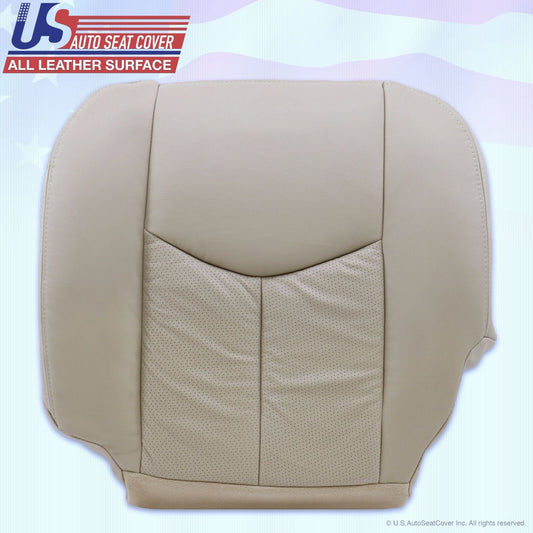 03 04 05 06 Cadillac Escalade ESV & EXT Leather Driver Bottom Seat Cover in Tan