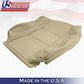 Fits 2013-2018 Acura RDX Driver Passenger Tops Perforated Leather seat Cover Tan