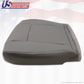 2013 2014 Ford E350 E450 Van Driver Side Bottom Perforated Vinyl Seat Cover Gray