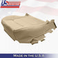 Driver Passenger Bottom Leather Seat Cover in Tan fits 1992-2001 Lexus SC300