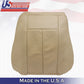 Front Driver & Passenger Leather Covers Camel Tan 2007 to 2014 Ford Expedition
