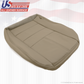 2010 Ford F250 Lariat Driver & Passenger Bottom Leather Seat Cover Stone Gray 4S