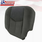 2003 to 2004 Chevy Avalanche 1500 & 2500 Driver Bottom Cloth Seat Cover Drk Gray