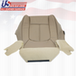 2015 2016 Ford F250 Lariat Passenger Bottom Perforated Leather Seat Cover TAN