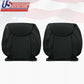 Driver Passenger Top & Bottom Leather cover Black  For 2001-2006 Lexus LS430