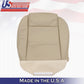 2005 to 2009 For Ford Mustang V6 Driver Side Bottom Leather Seat Cover in Tan
