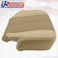 2001 GMC Yukon Denali Driver & Passenger Bottom Leather Seat Cover Two-Tone Tan