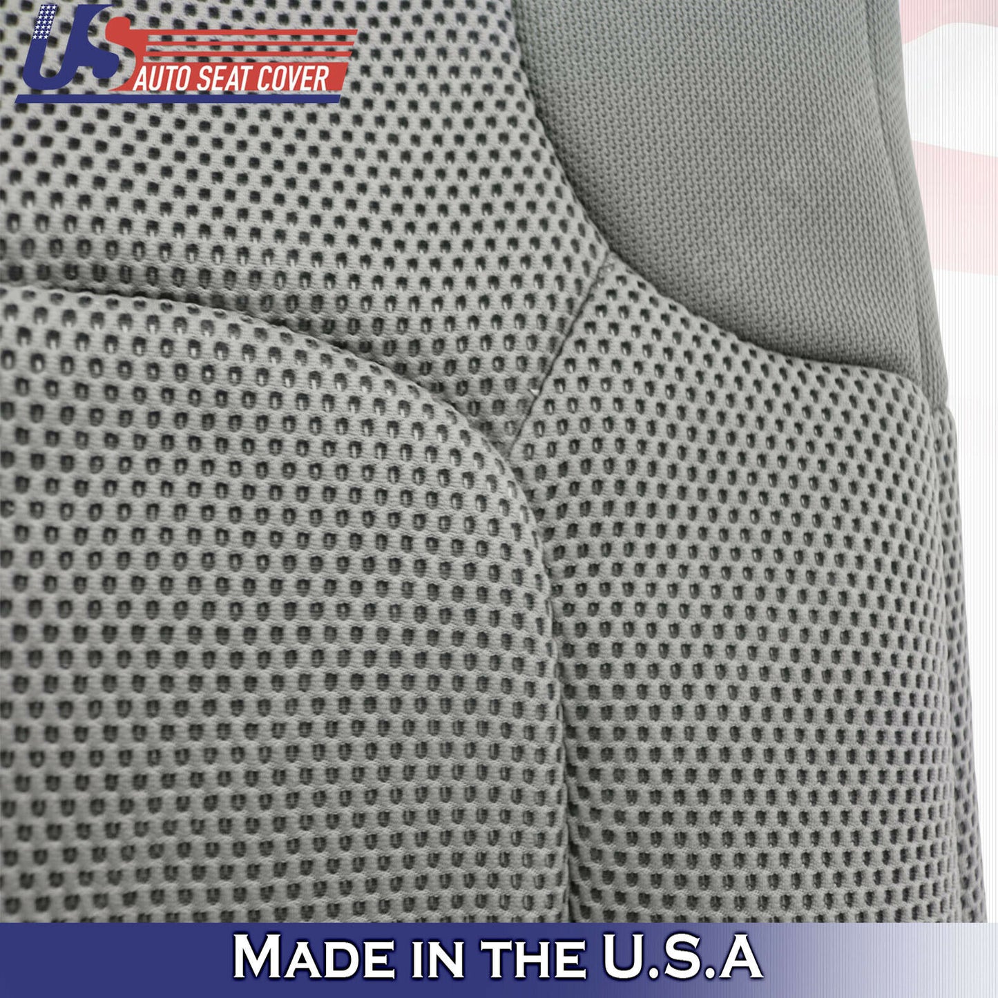 2005 - 2019 Fits For Nissan Frontier Passenger Upper Cloth Seat Cover Steel Gray