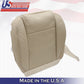 2005 to 2009 For Ford Mustang V6 Driver & Passenger Bottom Leather Covers in Tan