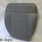 2005 2006 Ford F-150 Lariat FX4 FX2 XLT Driver Bottom Leather Seat Cover Gray